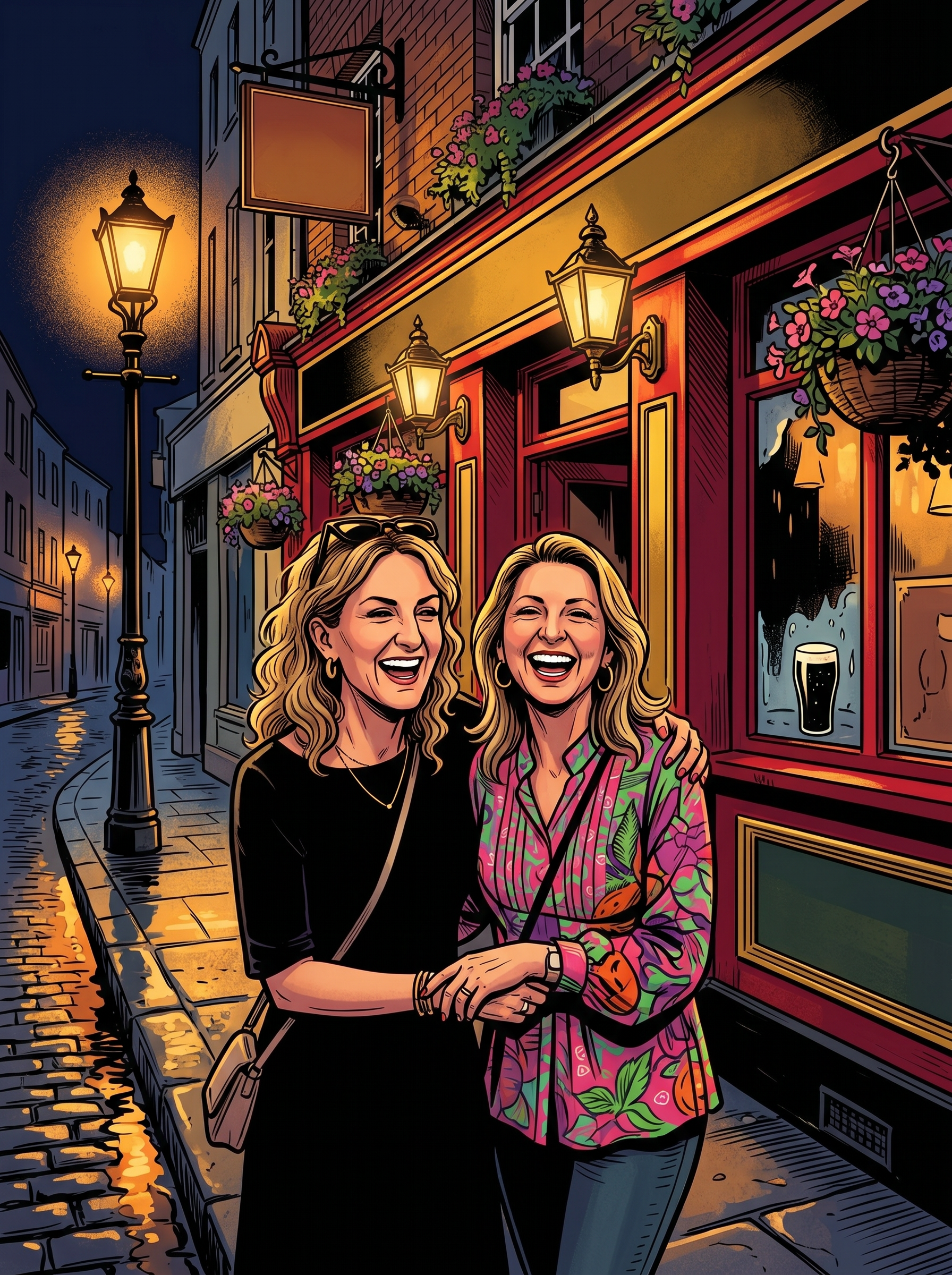 A night out in Dublin with friends
